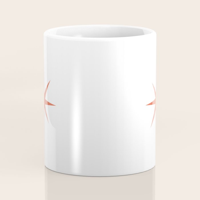 Orange Mid Century Starburst Coffee Mug Gallery Image 4