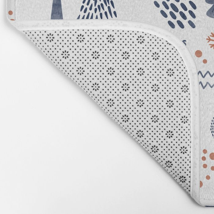 Deer Christmas forest Bath Mat Gallery Image 2