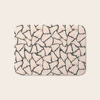 Little ghosts and flowers halloween pattern Bath Mat Gallery Image 1