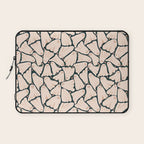 Little ghosts and flowers halloween pattern Laptop Sleeve Gallery Image 1
