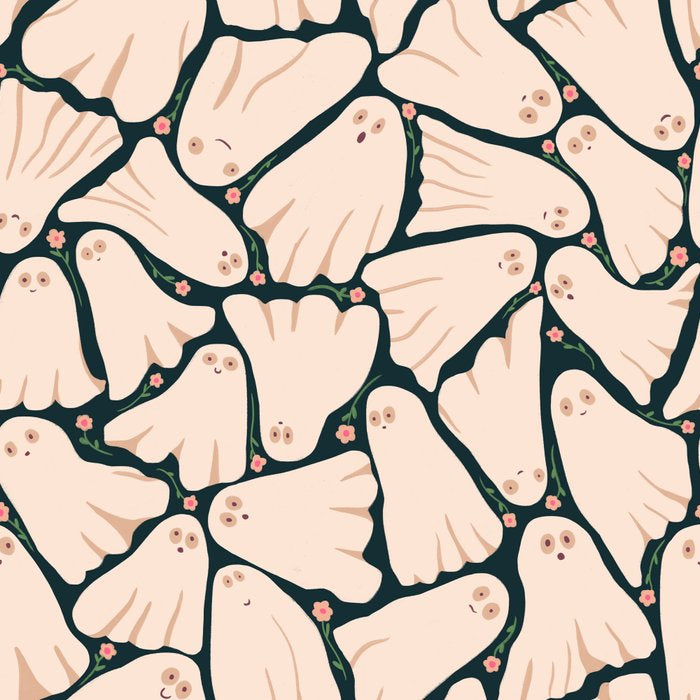 Little ghosts and flowers halloween pattern Coffee Mug Gallery Image 2
