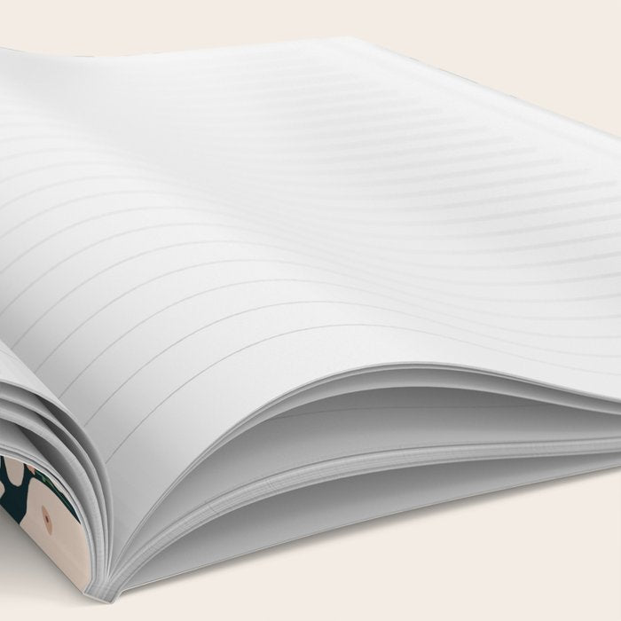 Little ghosts and flowers halloween pattern Notebook Gallery Image 2