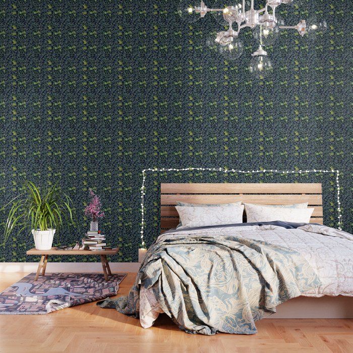 Botanical Night Bloom Wallpaper Gallery Image 3
