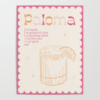Paloma Cocktail Poster Gallery Image 4