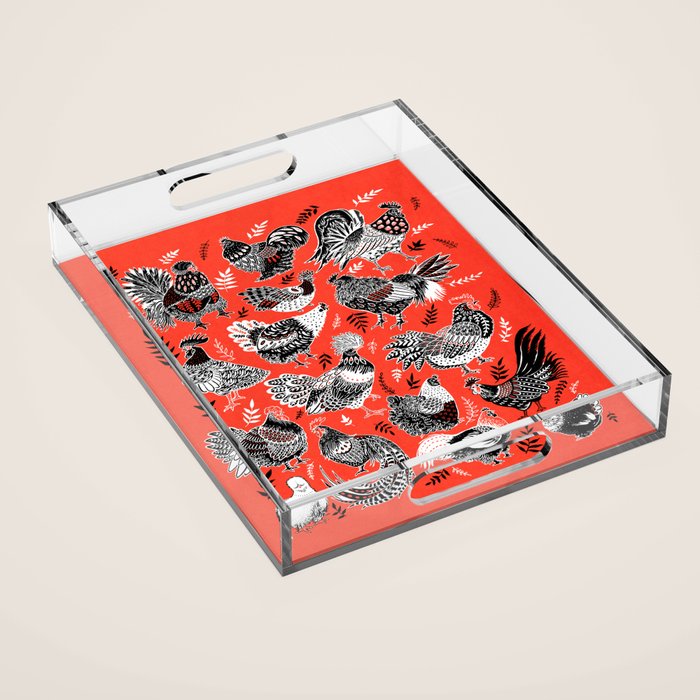 Lil Cluckers Acrylic Tray Gallery Image 1