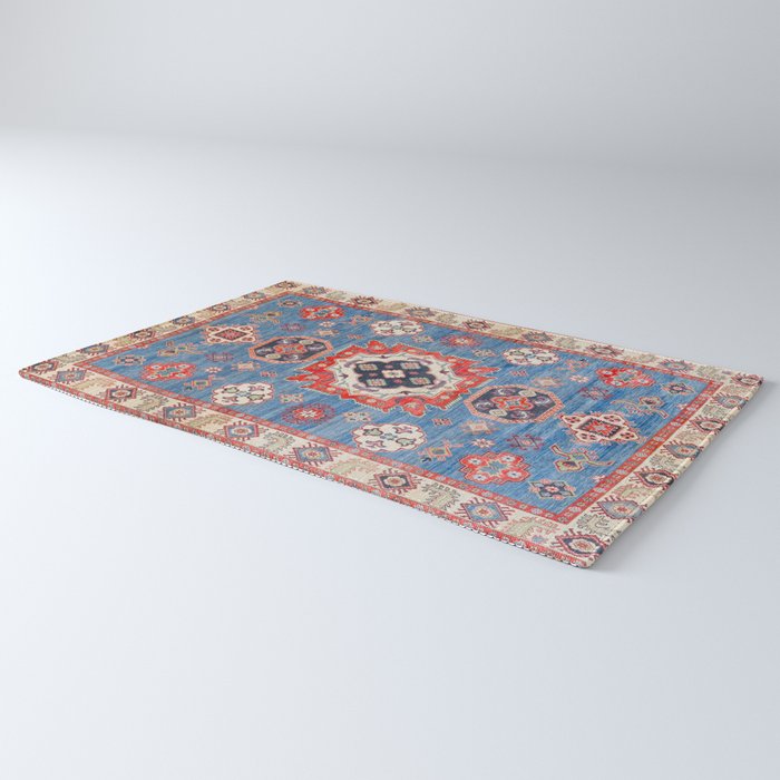 Blue Starblaze Handmade Kazak Rug Rug Gallery Image 3