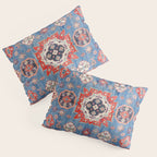 Blue Starblaze Handmade Kazak Rug Pillow Sham Gallery Image 3