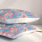 Blue Starblaze Handmade Kazak Rug Pillow Sham Gallery Image 3