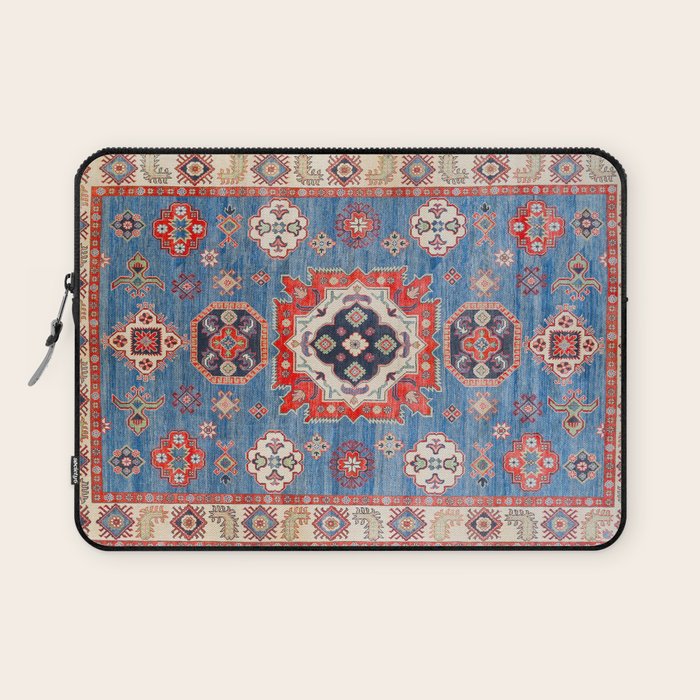Blue Starblaze Handmade Kazak Rug Laptop Sleeve Gallery Image 1