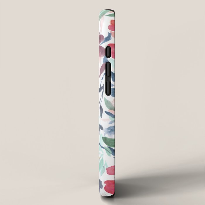 Upside Floral Deep iPhone Case Gallery Image 2