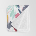 Upside Floral Deep Throw Blanket Gallery Image 3
