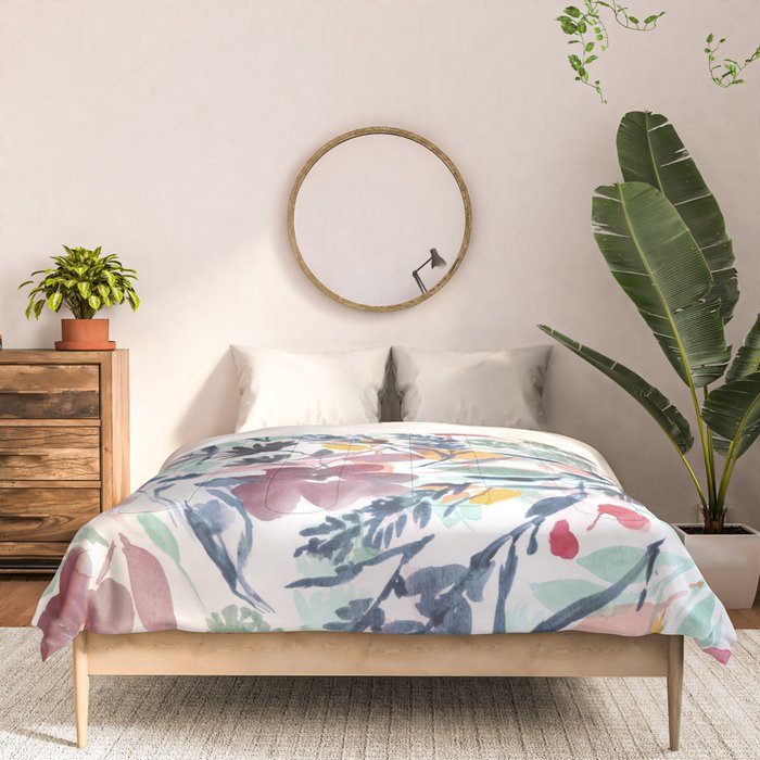 Upside Floral Deep Comforter Gallery Image 3