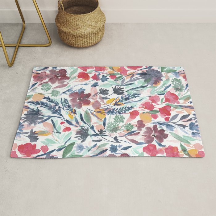 Upside Floral Deep Rug Gallery Image 1