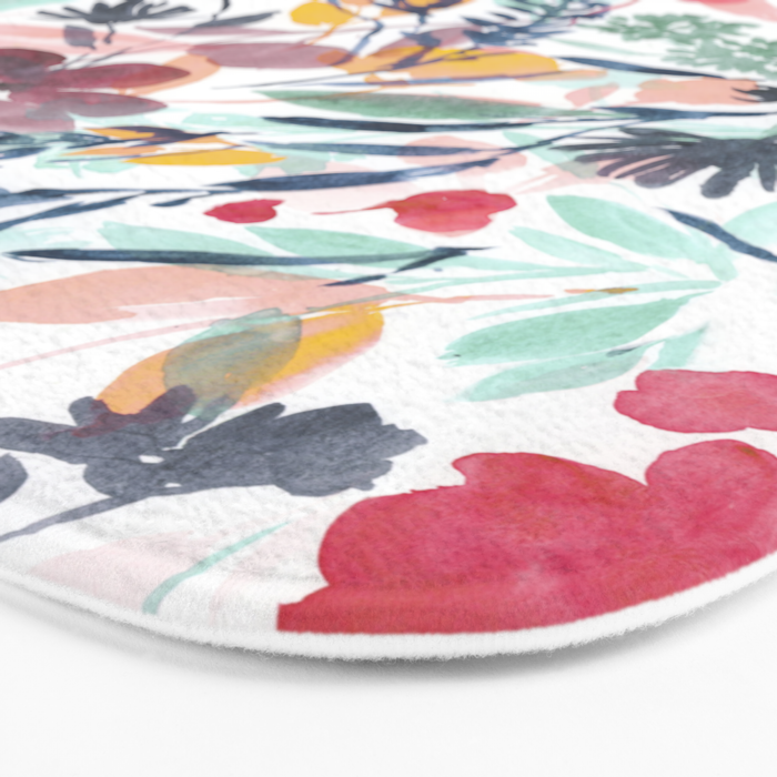 Upside Floral Deep Bath Mat Gallery Image 3