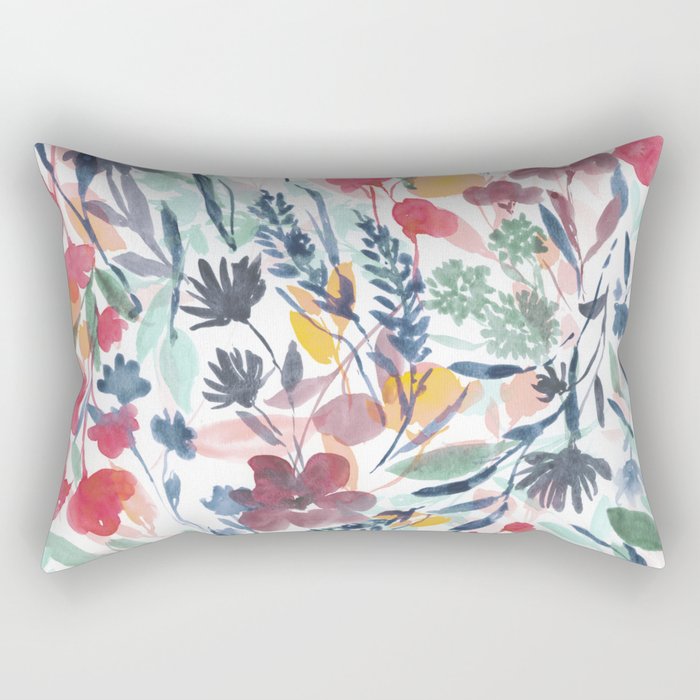 Upside Floral Deep Rectangular Pillow Gallery Image 2