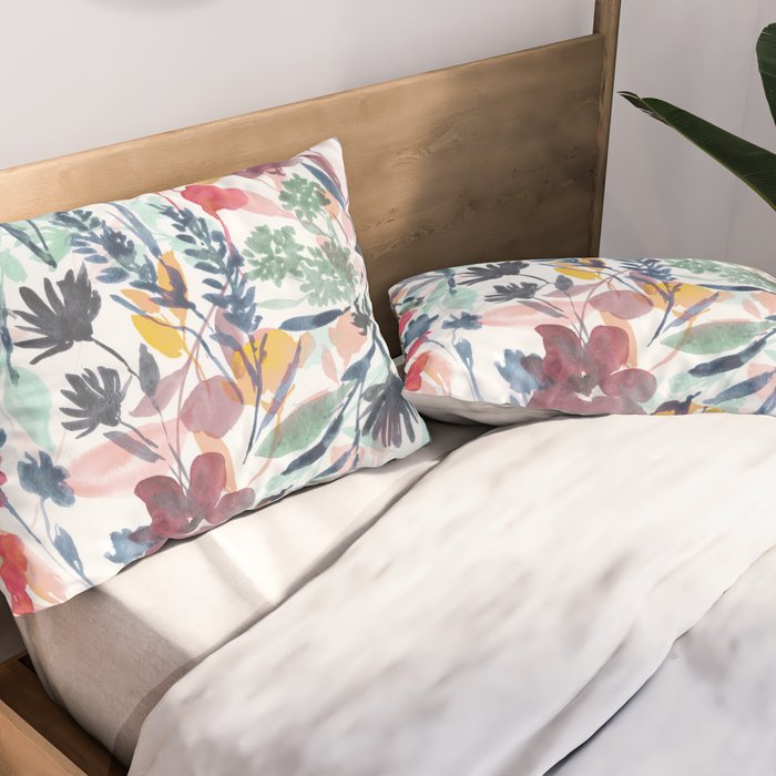 Upside Floral Deep Pillow Sham Gallery Image 2