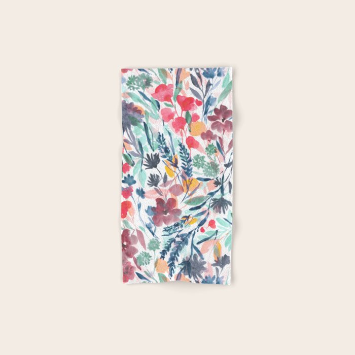 Upside Floral Deep Bath Towel Gallery Image 1