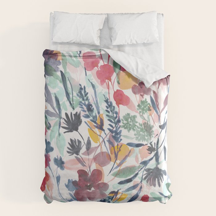 Upside Floral Deep Duvet Cover Gallery Image 1