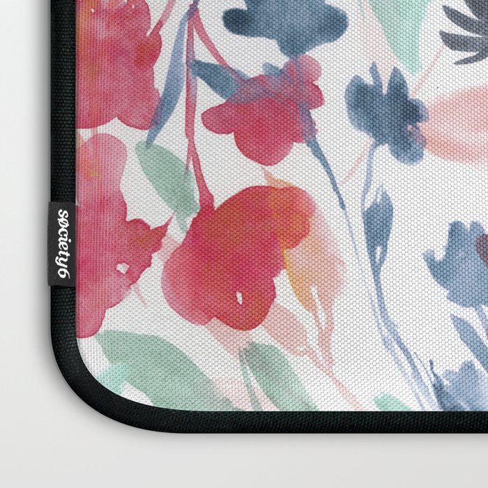 Upside Floral Deep Laptop Sleeve Gallery Image 3