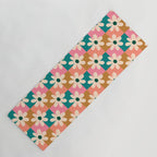Daisy checkered - colors  Yoga Mat Gallery Image 1