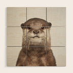 Otter - Colorful Wood Wall Art Gallery Image 1