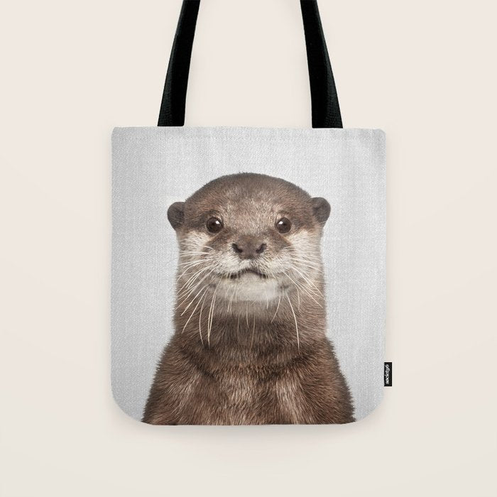 Otter - Colorful Tote Bag Gallery Image 1