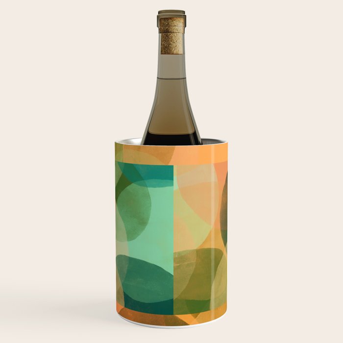 Organica Abstract 9 - Modern Abstract Art Print Wine Chiller Gallery Image 1
