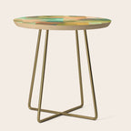 Organica Abstract 9 - Modern Abstract Art Print Side Table Gallery Image 1