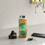 Organica Abstract 9 - Modern Abstract Art Print Water Bottle Gallery Image 4