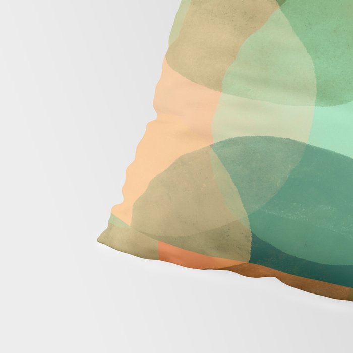 Organica Abstract 9 - Modern Abstract Art Print Pillow Sham Gallery Image 4