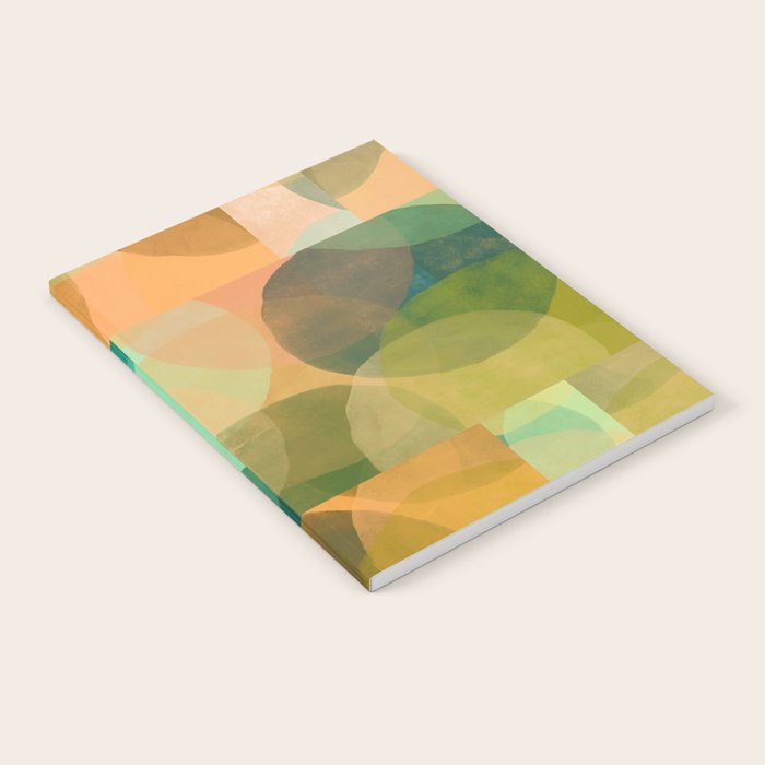 Organica Abstract 9 - Modern Abstract Art Print Notebook Gallery Image 1