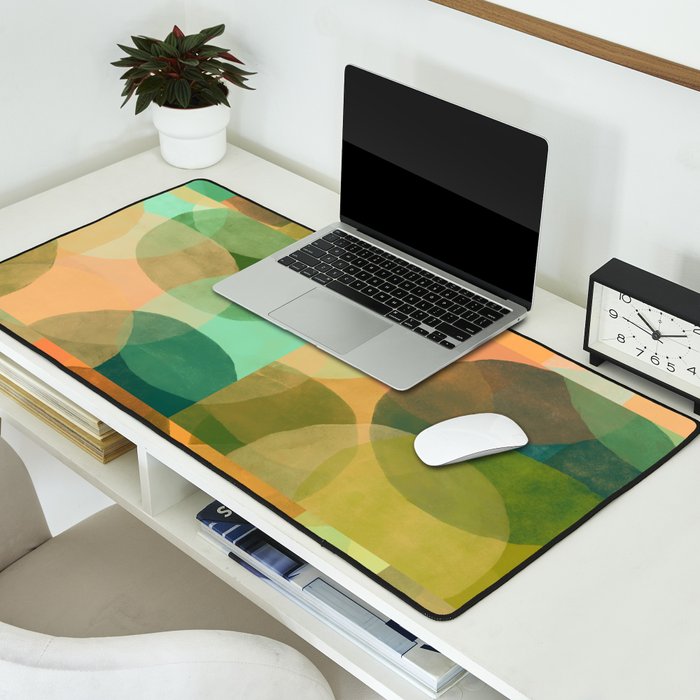 Organica Abstract 9 - Modern Abstract Art Print Desk Mat Gallery Image 2