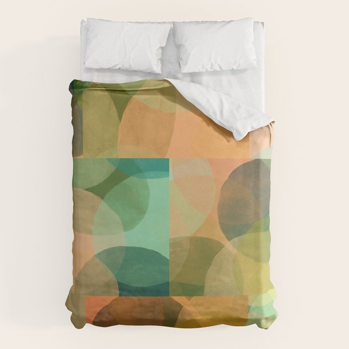 Organica Abstract 9 - Modern Abstract Art Print Duvet Cover Gallery Image 6
