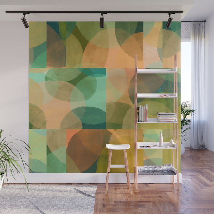 Organica Abstract 9 - Modern Abstract Art Print Wall Mural Gallery Image 1