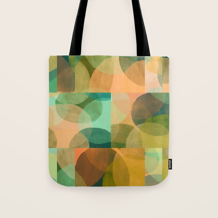 Organica Abstract 9 - Modern Abstract Art Print Tote Bag Gallery Image 1