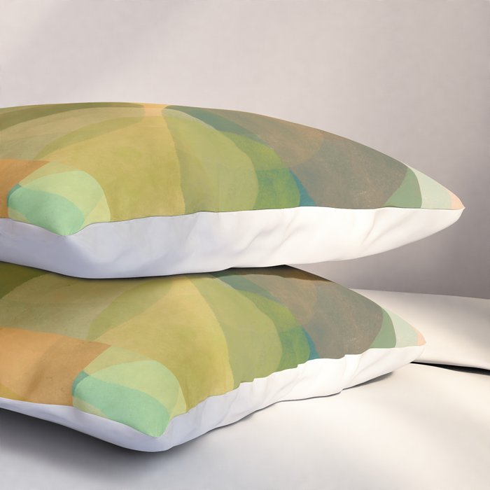 Organica Abstract 9 - Modern Abstract Art Print Pillow Sham Gallery Image 3