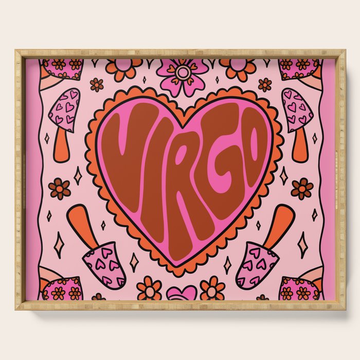 Virgo Heart Serving Tray Gallery Image 1