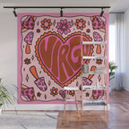 Virgo Heart Wall Mural Gallery Image 1