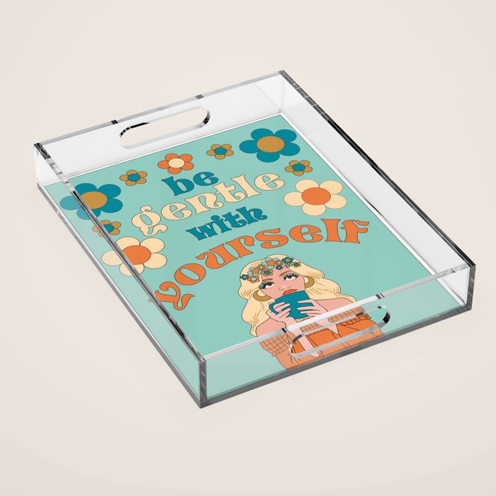 SELF CARE Acrylic Tray Gallery Image 1