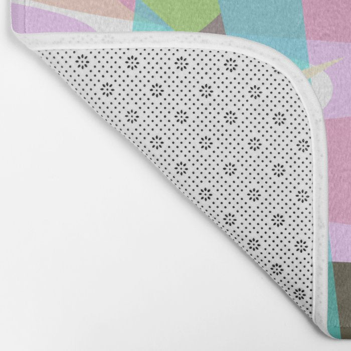Retro Summer Party Bath Mat Gallery Image 2