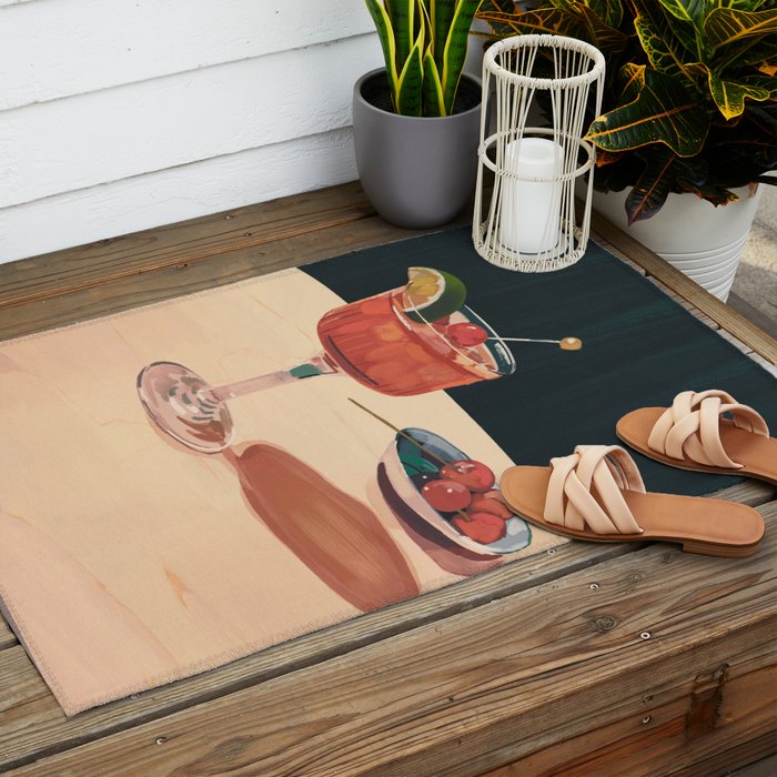 Cocktail 2 Outdoor Rug Gallery Image 2