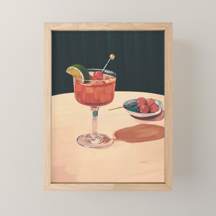 Cocktail 2 Mini Art Print Gallery Image 1
