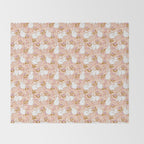 Funny bunny print Throw Blanket Gallery Image 2
