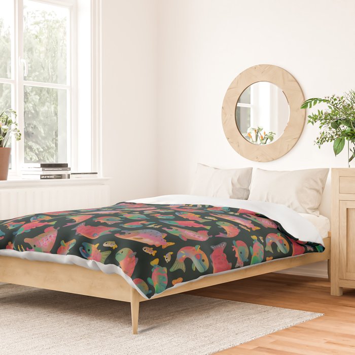 Salmon day Duvet Cover Gallery Image 2