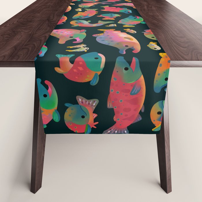Salmon day Table Runner Gallery Image 1