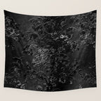 Embossed Black Velvet 09 Wall Tapestry Gallery Image 4