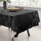 Embossed Black Velvet 09 Tablecloth Gallery Image 3