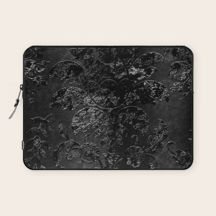 Embossed Black Velvet 09 Laptop Sleeve Gallery Image 1