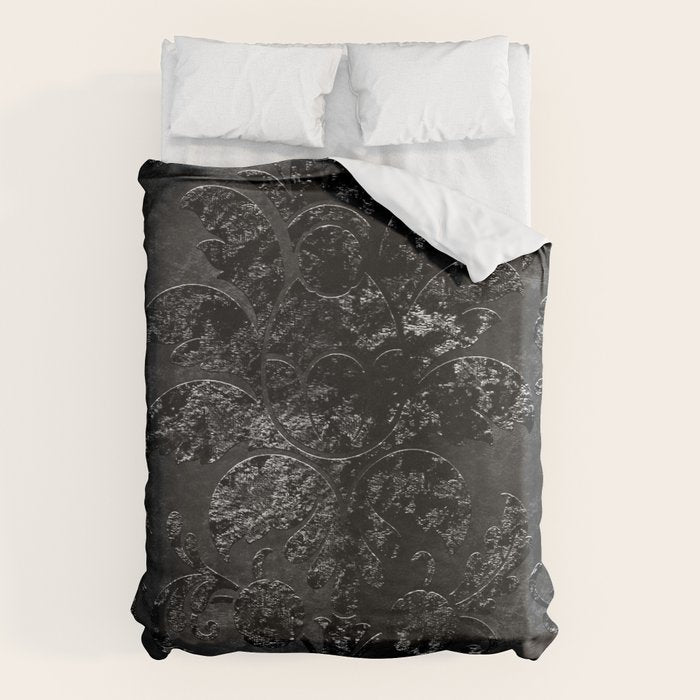 Embossed Black Velvet 09 Duvet Cover Gallery Image 6