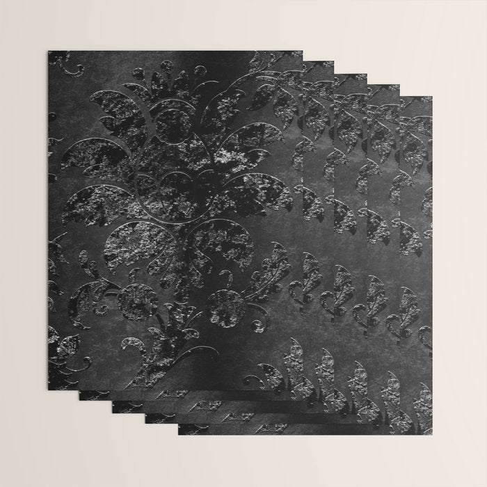 Embossed Black Velvet 09 Wrapping Paper Gallery Image 3